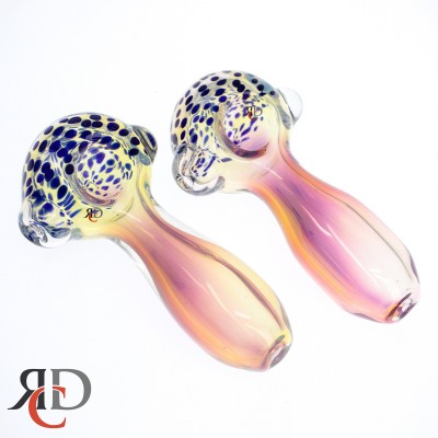 GLASS PIPE HEAD ART GOLDEN FANCY GP6096 1CT GLASS PIPE HEAD ART GOLDEN FANCY GP6096 1CT